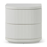 Elino Bedside Table - Full White Bedside Table Dwood-Core   
