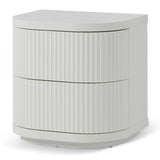 Elino Bedside Table - Full White Bedside Table Dwood-Core   