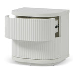 Elino Bedside Table - Full White Bedside Table Dwood-Core   