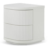 Elino Bedside Table - Full White Bedside Table Dwood-Core   