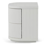 Elino Bedside Table - Full White Bedside Table Dwood-Core   