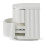 Elino Bedside Table - Full White Bedside Table Dwood-Core   