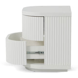 Elino Bedside Table - Full White Bedside Table Dwood-Core   