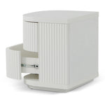 Elino Bedside Table - Full White Bedside Table Dwood-Core   