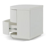 Ex Display - Elino Bedside Table - Full White Bedside Table Dwood-Core   