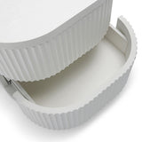 Elino Bedside Table - Full White Bedside Table Dwood-Core   