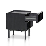 Ex Display - Aniya Bedside Table - Full Black Bedside Table KD-Core   