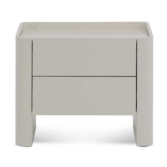 Ex Display - Latonya Bedside Table - Light Grey Side Table IGGY-Core   