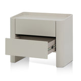 Latonya Bedside Table - Warm Grey Bedside Table Iggy-Core