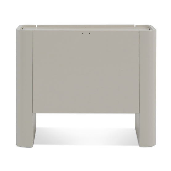 Latonya Bedside Table - Light Grey Side Table IGGY-Core   