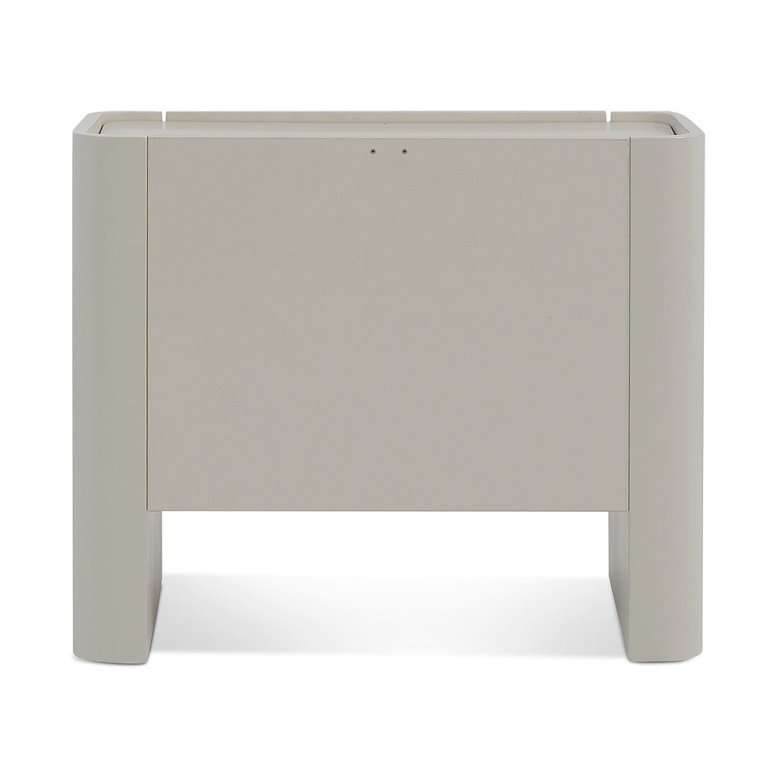 Ex Display - Latonya Bedside Table - Light Grey Bedside Table Iggy-Core