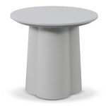 Polly Round Side Table - Light Grey Side Table Swady-Core   
