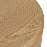 Ex Display - Leonard 46cm Round Bedside Table - Natural Bedside Table Century-Core