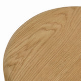 Ex Display - Leonard 46cm Round Bedside Table - Natural Bedside Table Century-Core