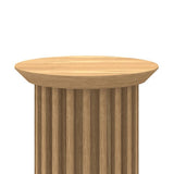 Marty Round Side Table - Natural Oak Side Table Century-Core