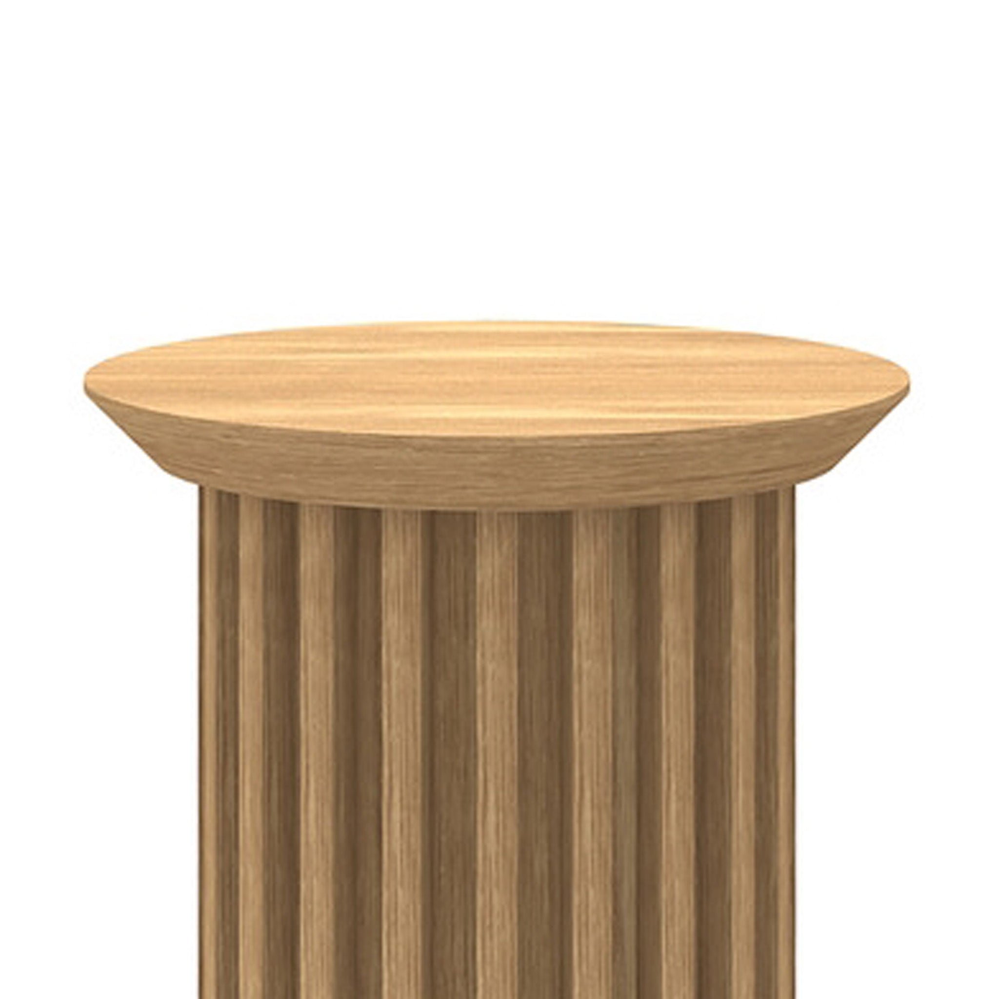 Marty Round Side Table - Natural Oak Side Table Century-Core