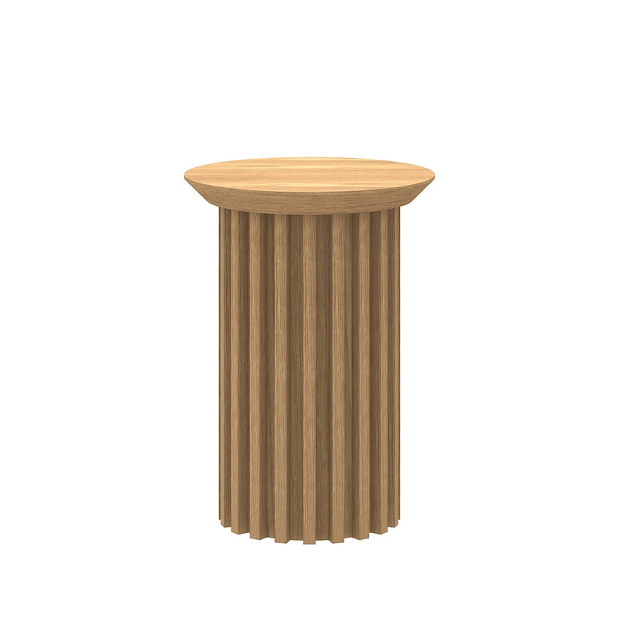 Marty Round Side Table - Natural Oak Side Table Century-Core