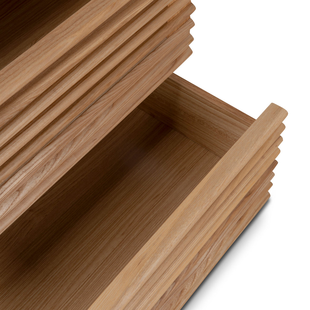 Riley Bedside Table - Natural Bedside Table Dwood-Core   