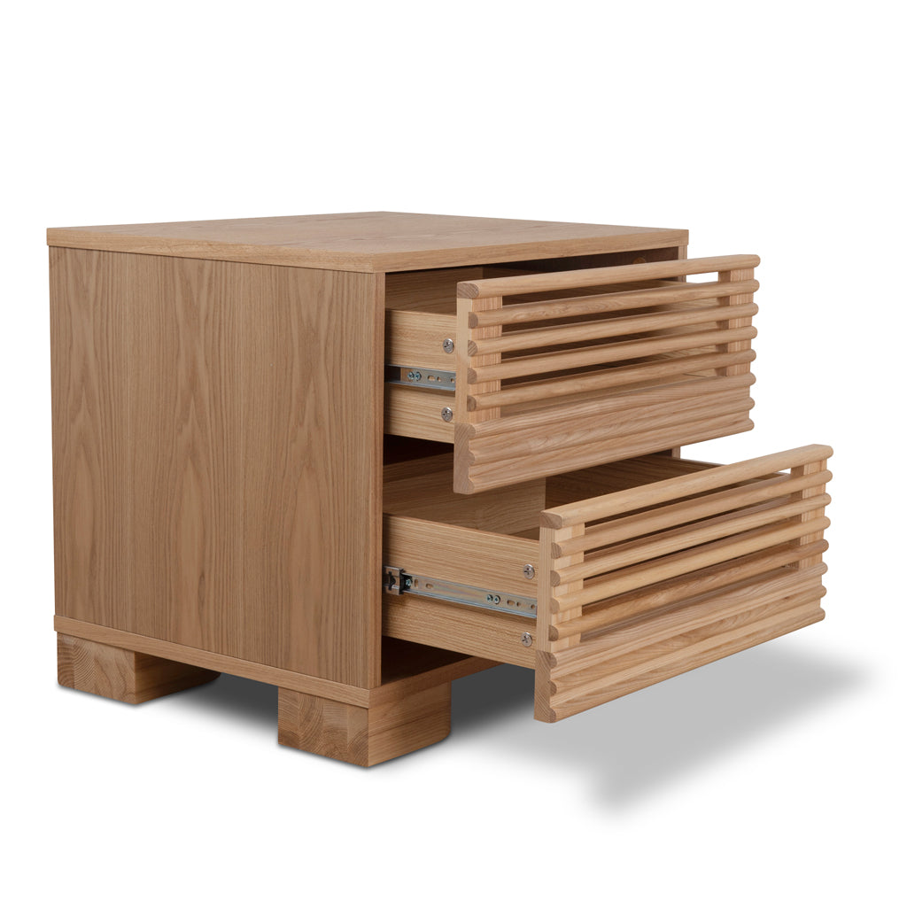 Riley Bedside Table - Natural Bedside Table Dwood-Core   