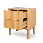 Ex Display - Melita Bedside Table - Natural Bedside Table KD-Core