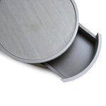 Ex Display - Nithya Bedside Table - Light Grey Bedside Table Iggy-Core   