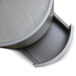 Ex Display - Nithya Bedside Table - Light Grey Bedside Table Iggy-Core   