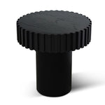 Orinda ST8676-CN 50cm Round Side Table - Full Black Side Table Century-Core   