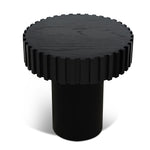 Ex Display - Alfaro 50cm Round Side Table - Full Black Side Table Century-Core