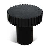 Ex Display - Alfaro 50cm Round Side Table - Full Black Side Table Century-Core