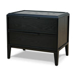 Ex Display - Imrich Bedside Table - Full Black Bedside Table Century-Core   