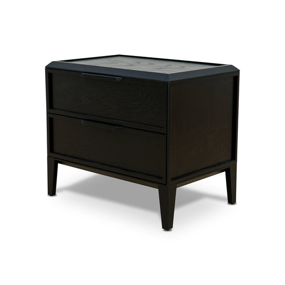 Ex Display - Imrich Bedside Table - Full Black Bedside Table Century-Core   