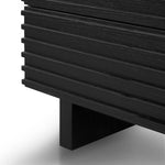 Ex Display - Alvarus Bedside Table - Full Black Bedside Table Century-Core   