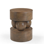 Metody 40cm Round Side Table - Walnut Side Table Rebhi-Core