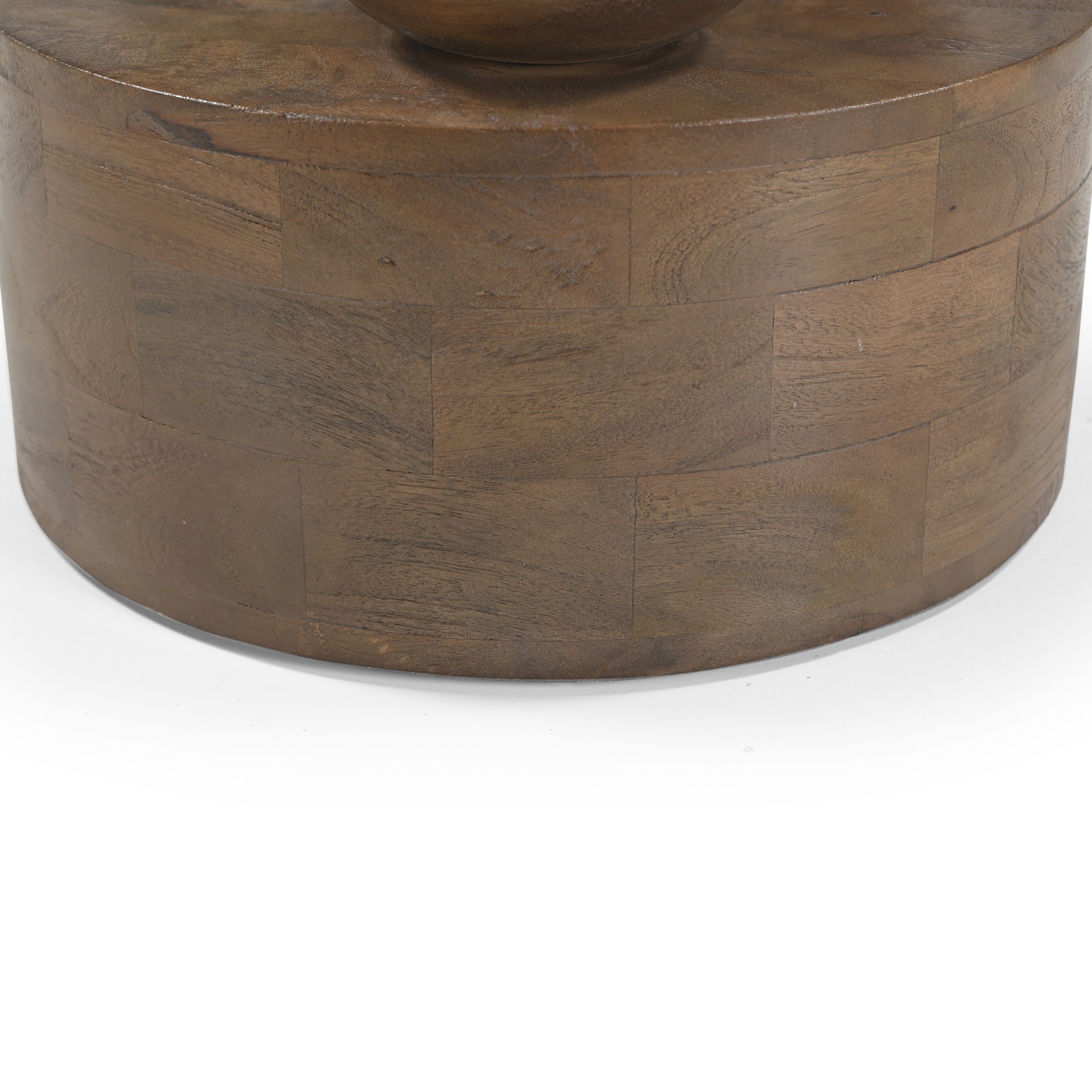 Metody 40cm Round Side Table - Walnut Side Table Rebhi-Core