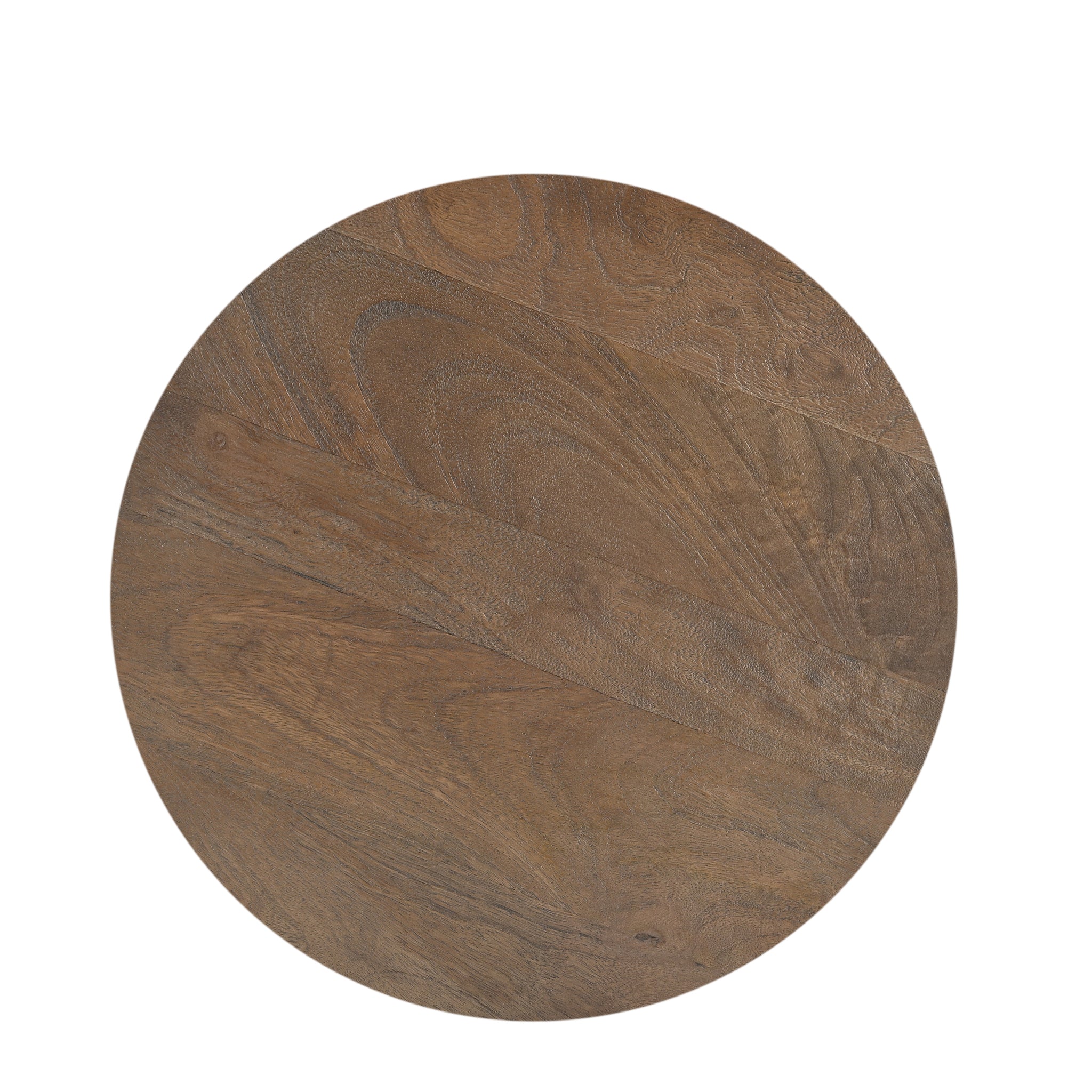 Metody 40cm Round Side Table - Walnut Side Table Rebhi-Core