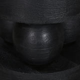 Metody 40cm Round Side Table - Black Side Table Rebhi-Core   