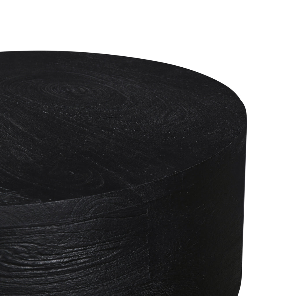Metody 40cm Round Side Table - Black Side Table Rebhi-Core   