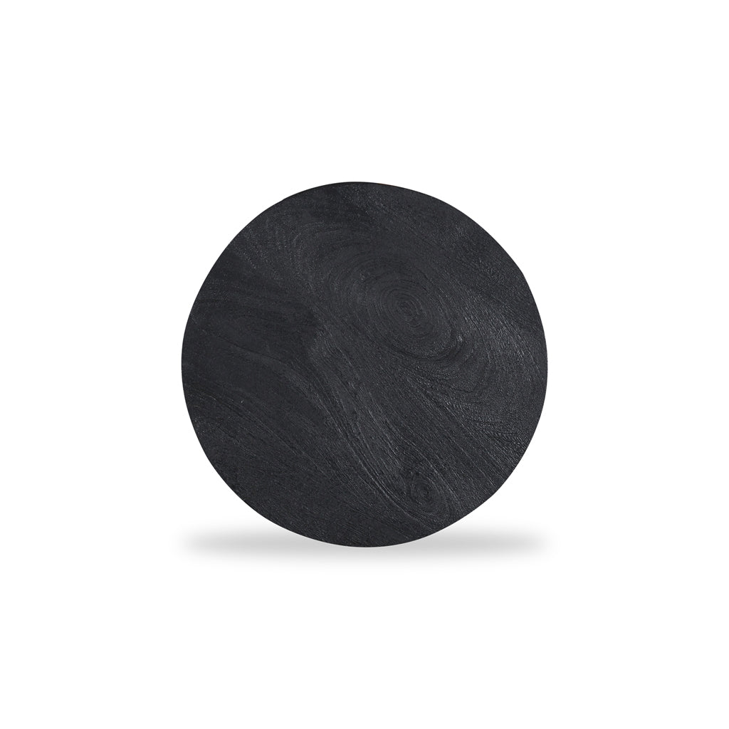 Metody 40cm Round Side Table - Black Side Table Rebhi-Core   