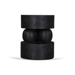 Metody 40cm Round Side Table - Black Side Table Rebhi-Core   