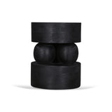 Metody 40cm Round Side Table - Black Side Table Rebhi-Core   