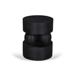 Metody 40cm Round Side Table - Black Side Table Rebhi-Core   