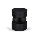 Metody 40cm Round Side Table - Black Side Table Rebhi-Core   