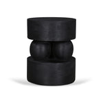 Metody 40cm Round Side Table - Black Side Table Rebhi-Core   