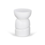 Anttoni 38cm Round Side Table - White Side Table Rebhi-Core
