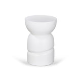 Anttoni 38cm Round Side Table - White Side Table Rebhi-Core