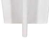 Ex Display - Savio 40cm Round Side Table - Cafe White Side Table Rebhi-Core