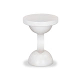 Ex Display - Dima 38cm Round Side Table - Cafe White Side Table Rebhi-Core