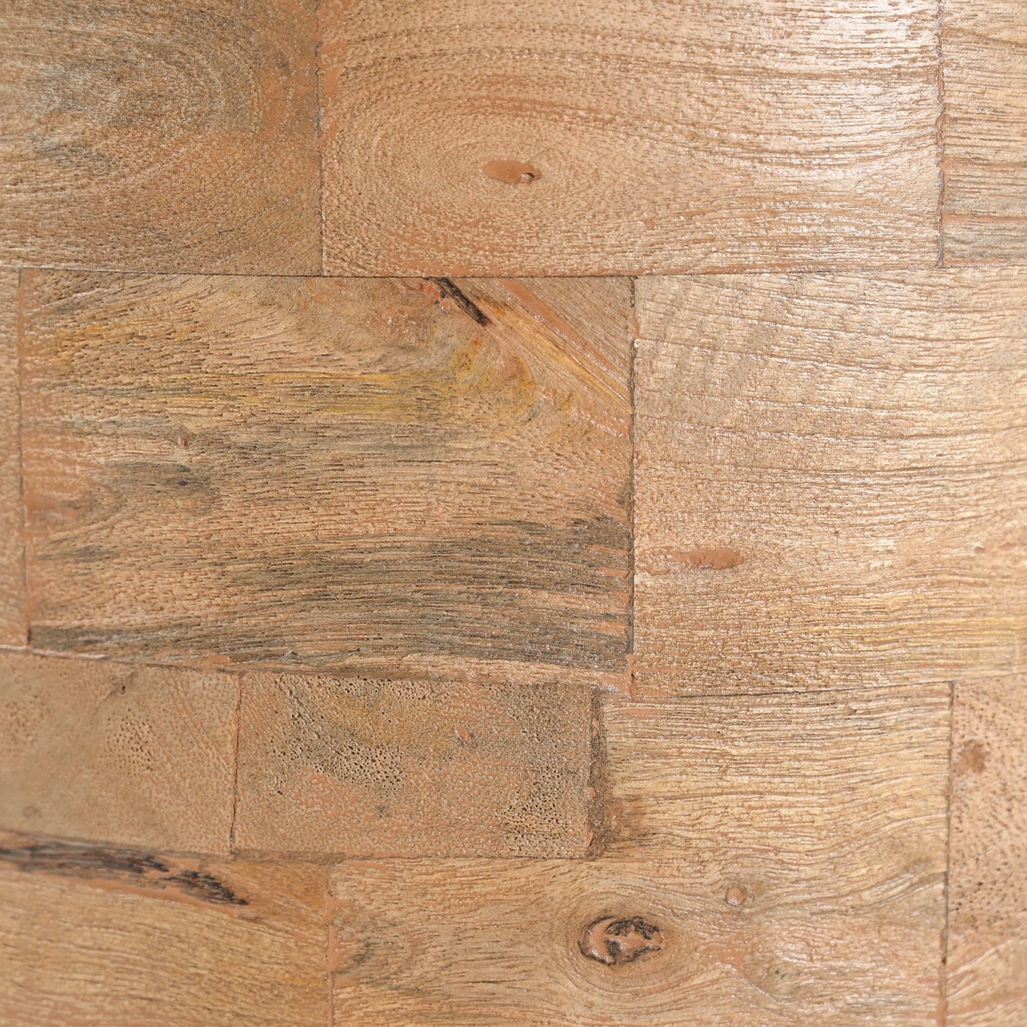 Urbina 40cm Travertine Top Side Table - Natural Side Table Rebhi-Core