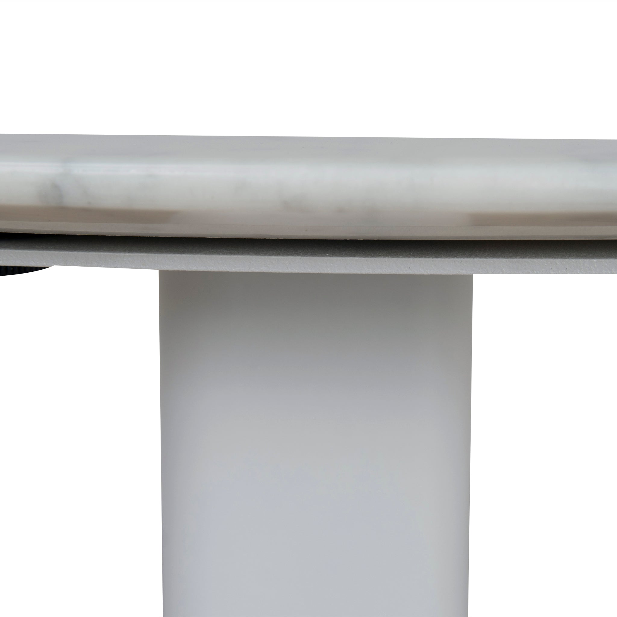 Alwin 60cm Marble Side Table - White Base Side Table NY-Core