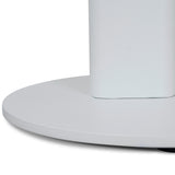 Alwin 60cm Marble Side Table - White Base Side Table NY-Core